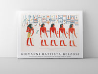 Giovanni Battista Belzoni - Procession of Egyptian illustration from the kings tombs in Thebes 1778-1823