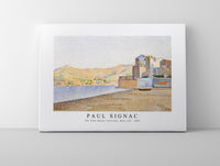 Paul Signac - The Town Beach, Collioure, Opus 165 (1887)