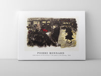 Pierre Bonnard - Some Aspects of Life in Paris, 7 The Square in the Evening (1898)