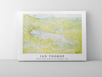 Jan Toorop - Woman Lying in the Dunes near Noordwijk (1902)