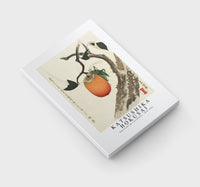 Katsushika Hokusai - Kakivrucht met sprinkhaan 1890-1900