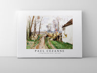 Paul Cezanne - A Village Road near Auvers 1872-1873