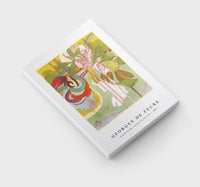 Georges De Feure - Vrouw krijgt visioen in een tuin (1897)