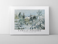 Camille Pissarro - Piette's House at Montfoucault 1874