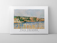 Paul Cezanne - Village at the Water's Edge (Village au bord de l'eau) 1876