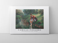 Camille Pissarro - Woman Bathing Her Feet in a Brook 1894-1895