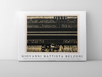 Giovanni Battista Belzoni - Zodiak from the tomb of Psammis in Thebes illustration from the kings tombs in Thebes 1778-1823