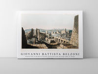 Giovanni Battista Belzoni - General View of the Ruin of Carnak illustration from the kings tombs in Thebes 1778-1823