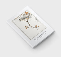 Numata Kashu - Siskin and Euonymus Alata illustration from Pictorial Monograph of Birds (1885)