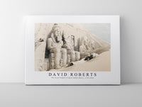 David Roberts - The Great Temple of Aboo Simble Nubia-1796-1864