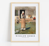 Winslow Homer - A Sick Chicken 1874