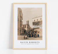 David roberts - Bazaar of the coppersmiths Cairo-1796-1864