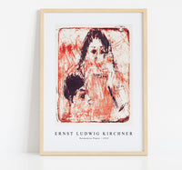 Ernst Ludwig Kirchner - Harmonica Player 1919