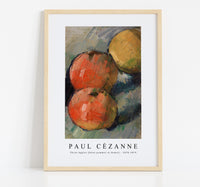 Paul Cezanne - Three Apples (Deux pommes et demie) 1878-1879