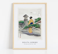 Ogata Gekko - Full Moon and Pine Tree (1896)