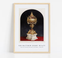 Sir Matthew Digby Wyatt - Gold vase enriched with jewels and enamels 1820-1877