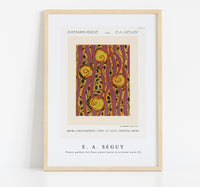 E.A.Seguy - Flower pattern Art Deco stencil print in oriental style (3)