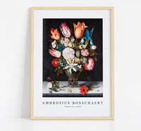 Ambrosius Bosschaert - Flowers in a Glass
