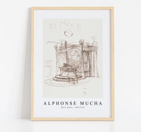 Alphonse Mucha - Office sketch 1869-1939