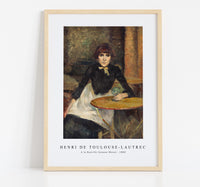 Henri De Toulouse–Lautrec - A la Bastille (Jeanne Wenz) 1888