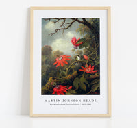 Martin Johnson Heade - Hummingbird and Passionflowers (ca. 1875–1885)