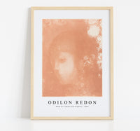 Odilon Redon - Head of a Child with Flowers 1897