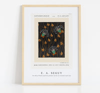 E.A.Seguy - Art Deco Flower pattern pochoir print in oriental style (2)