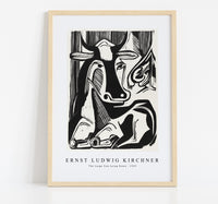 Ernst Ludwig Kirchner - The Large Cow Lying Down 1929