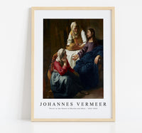 Johannes Vermeer - Christ in the House of Martha and Mary 1654-1656