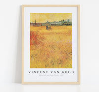 Vincent Van Gogh - Wheat field with View of Arles 1888