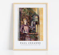 Paul Cezanne - Girl with Birdcage (Jeune fille à la volière) 1888