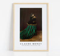 Claude Monet - Camille (The Woman in the Green Dress) 1866