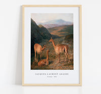 Jacques Laurent Agasse - Vicunas (1831)