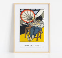 Moriz Jung - A Beethoven Enthusiast (Ein Beethovenschwärmer) (1911)