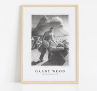 Grant Wood - Approaching Storm 1940