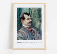 Henri De Toulouse–Lautrec - Portrait of André Rivoire 1901