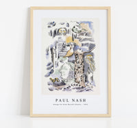 Paul Nash - Design for Urne Buriall–Ghosts, (1932)