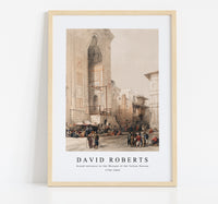 David Roberts - Grand entrance to the Mosque of the Sultan Hassan-1796-1864