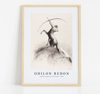 Odilon Redon - Centaur Aiming at the Clouds 1896