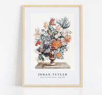 Johan Teyler - Stone vase with flowers (1688-1698)