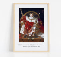 Jean Auguste Dominique Ingres - Napoleon I on His Imperial Throne (1806)