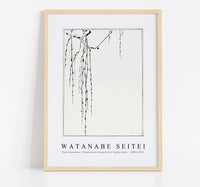 Watanabe Seitei - Tree branches. Illustration from Seitei Kacho Gafu 1890-1891