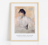 Jacques Emile Blanche - Jacques-Emile Blanche's Presumed Portrait of Henriette Chabot (1886)