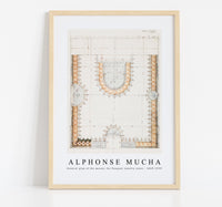 Alphonse Mucha - General plan of the mosaic for Fouquet jewelry store 1869-1939