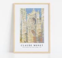 Claude Monet - Rouen Cathedral, West Façade, Sunlight 1894