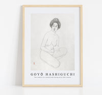 Goyo Hashiguchi - Two studies of a seated nude during early 20th century