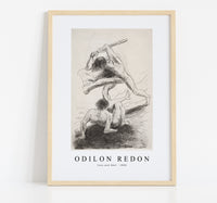 Odilon Redon - Cain and Abel 1886