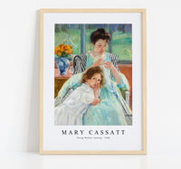 Mary Cassatt - Young Mother Sewing 1900