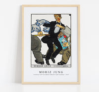 Moriz Jung - Viennese Café Carambole (Wiener Café Carabol) (1911)