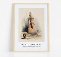 David roberts - Entrance of the temple at Luxor-1796-1864